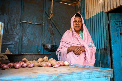 Halwo Ibrahim Mohamed, a farmer, from Ceel-Hume, Somaliland 