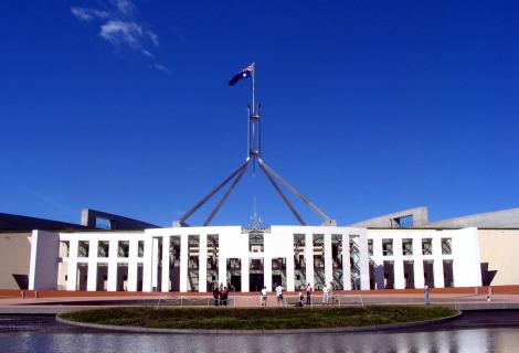 Australia's Parliament building in Canberra