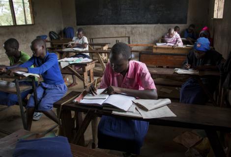 Schoolchild in Kenya