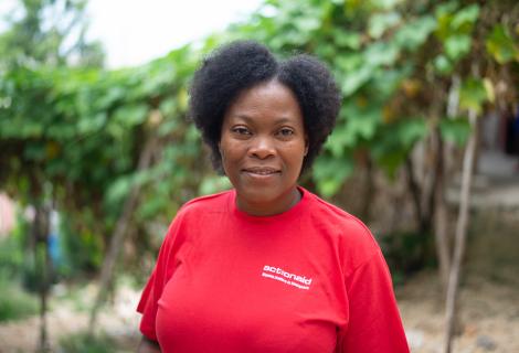 Mona Desir is a nurse and a member of a network of women leaders in Haiti.