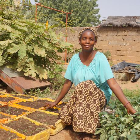 Dieynaba is part of the women's network in Senegal