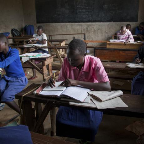 Schoolchild in Kenya