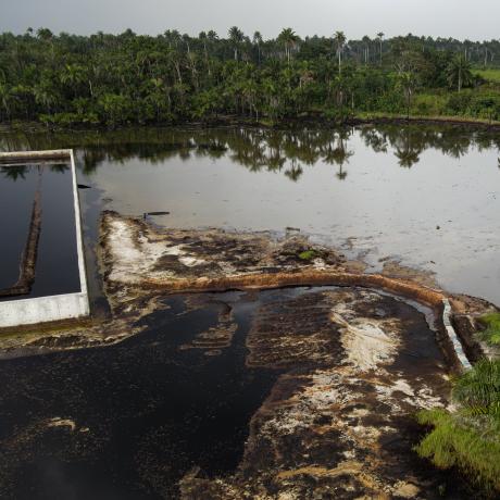 Oil spill in Niger Delta 