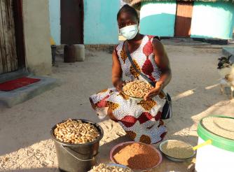 Mavis, a young smallholder farmer in Zimbabwe