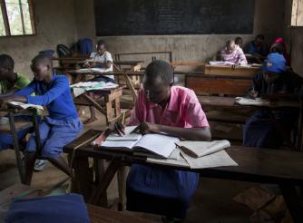 Schoolchild in Kenya