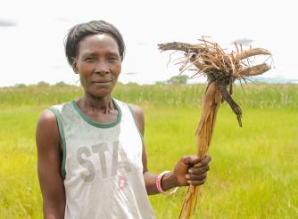 Nalishebo's family faced a hunger crisis as poor harvests hit the Nalolo region of Zambia. 