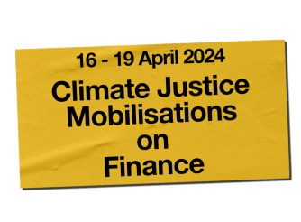 Climate Justice Mobilisations on Finance